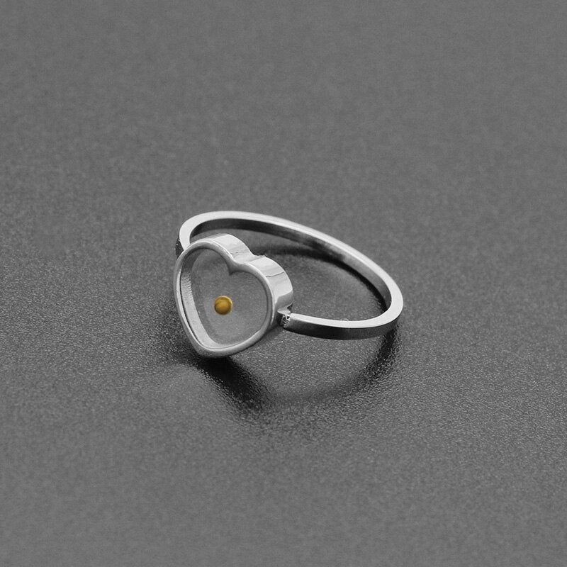 VILLWICE Religious Faith Mustard Seed Ring Women Girls Stainless Steel Gold image 6