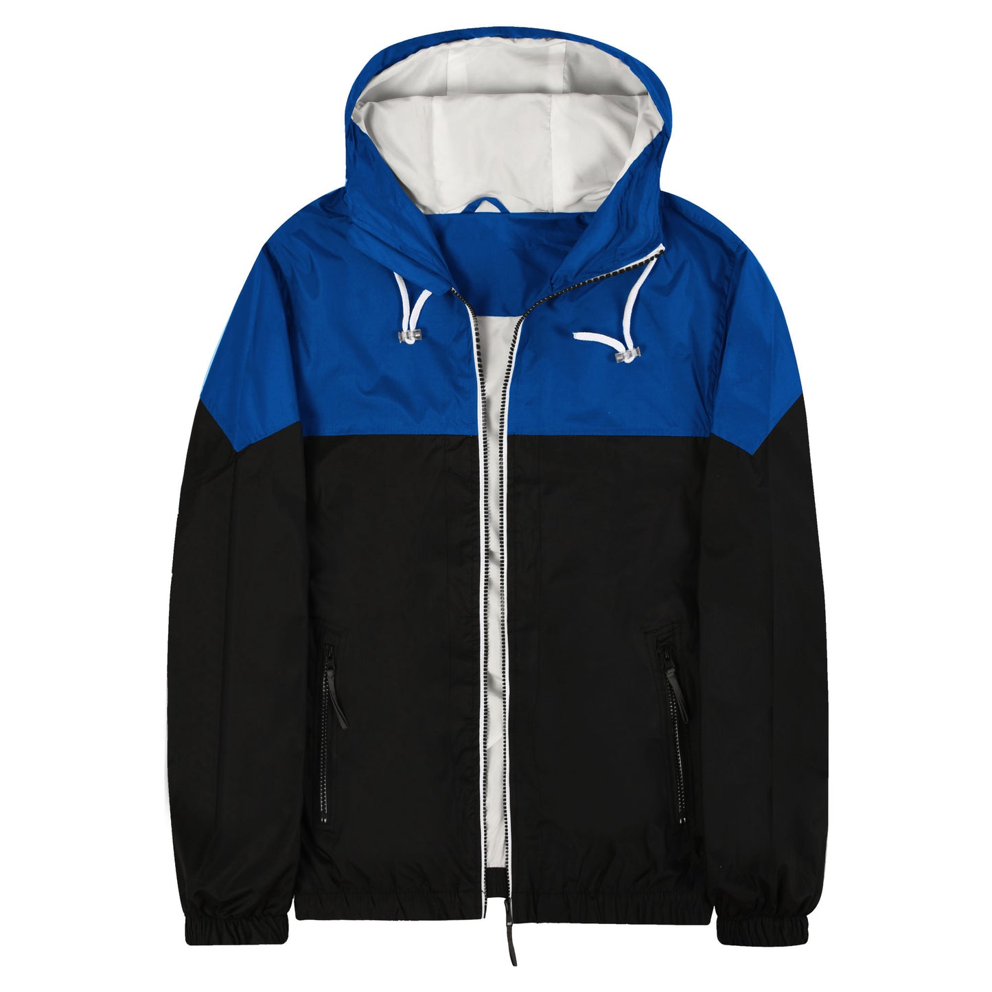 Men's Spring And Autumn New Colorblock Casual Jacket, Fashionable Hooded Windbr image 1