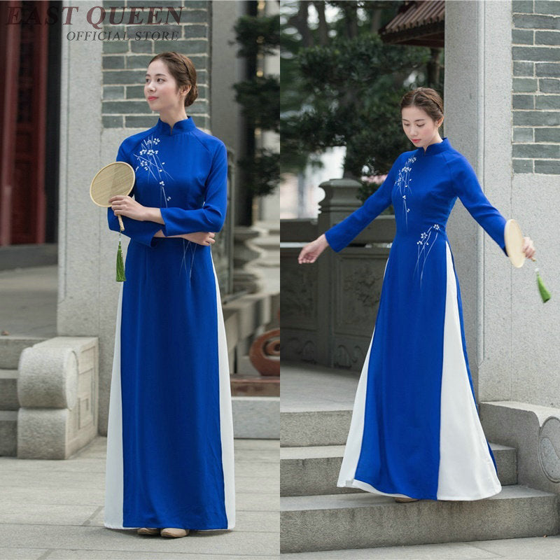 Vietnam Clothing New Arrival 2019 Vietnam Traditional Dress Chinese Oriental Dr image 3