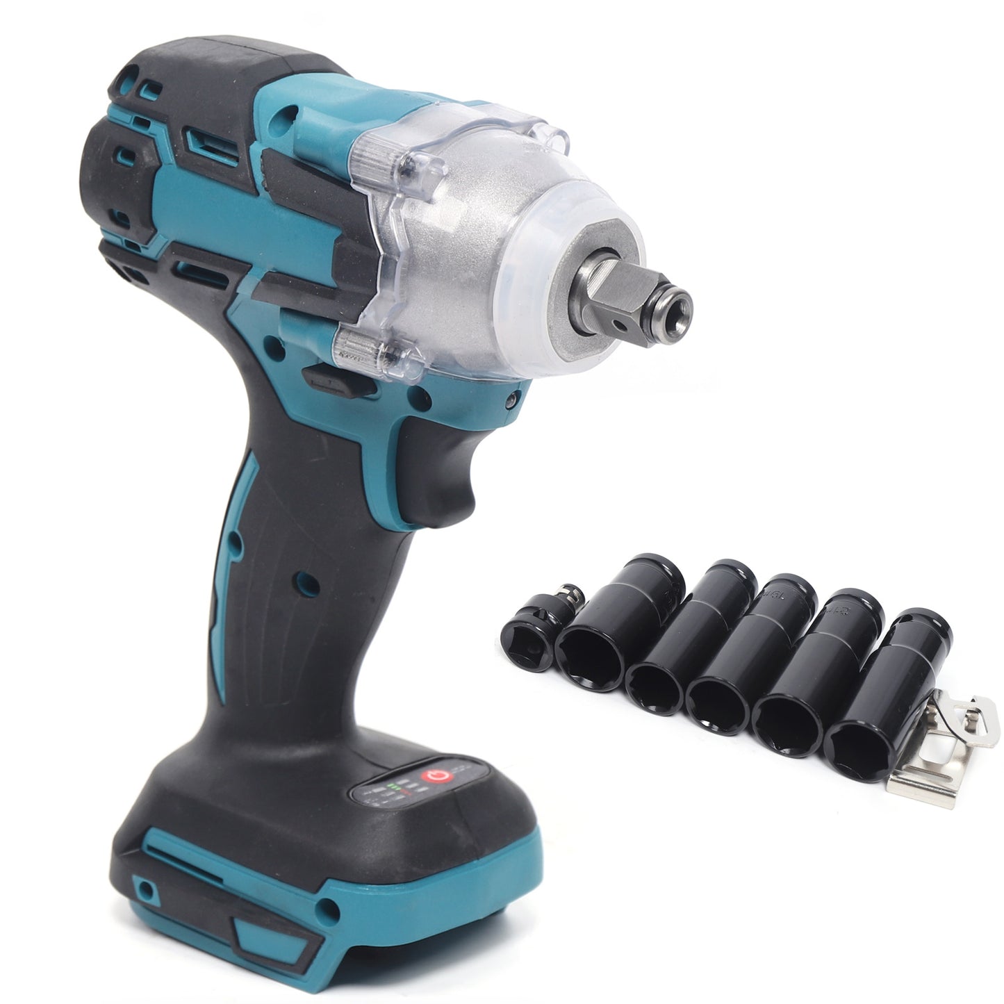 Brushless Electric Impact Wrench Set 2200 rpm 320N.m Electric Wrench 1/2" Squar image 3