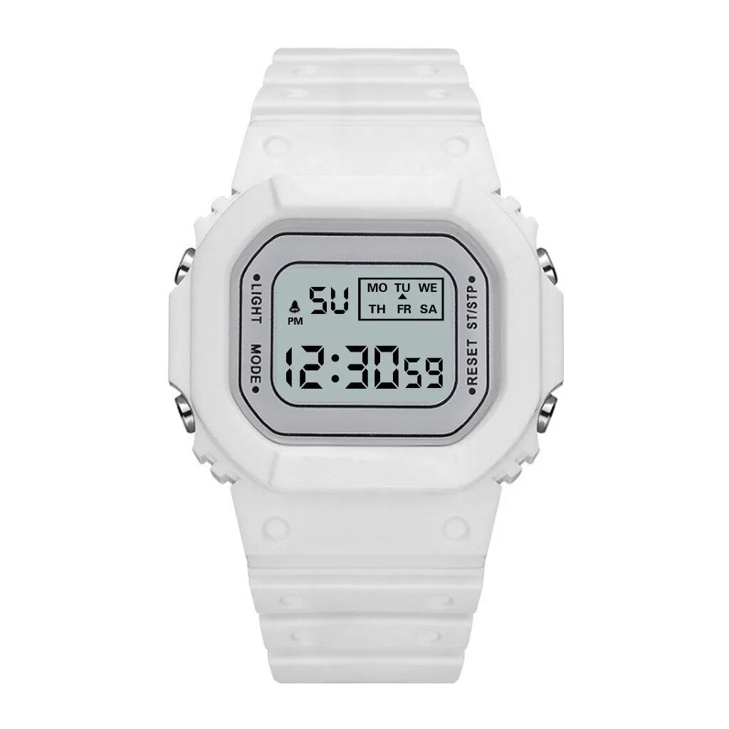 Fashion Men Women Watches Gold Casual Transparent Digital Sport Watch Lover's G image 15