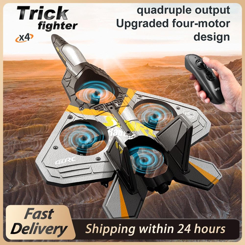 V17 RC Remote Control Airplane Drone 2.4G Gravity Sensing Remote Control Plane image 2