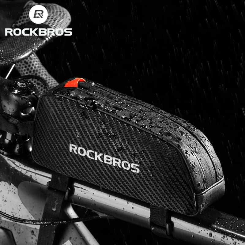 ROCKBROS Bike Bag Waterproof Reflective Front Top Frame Tube Bag Large Capacity image 4