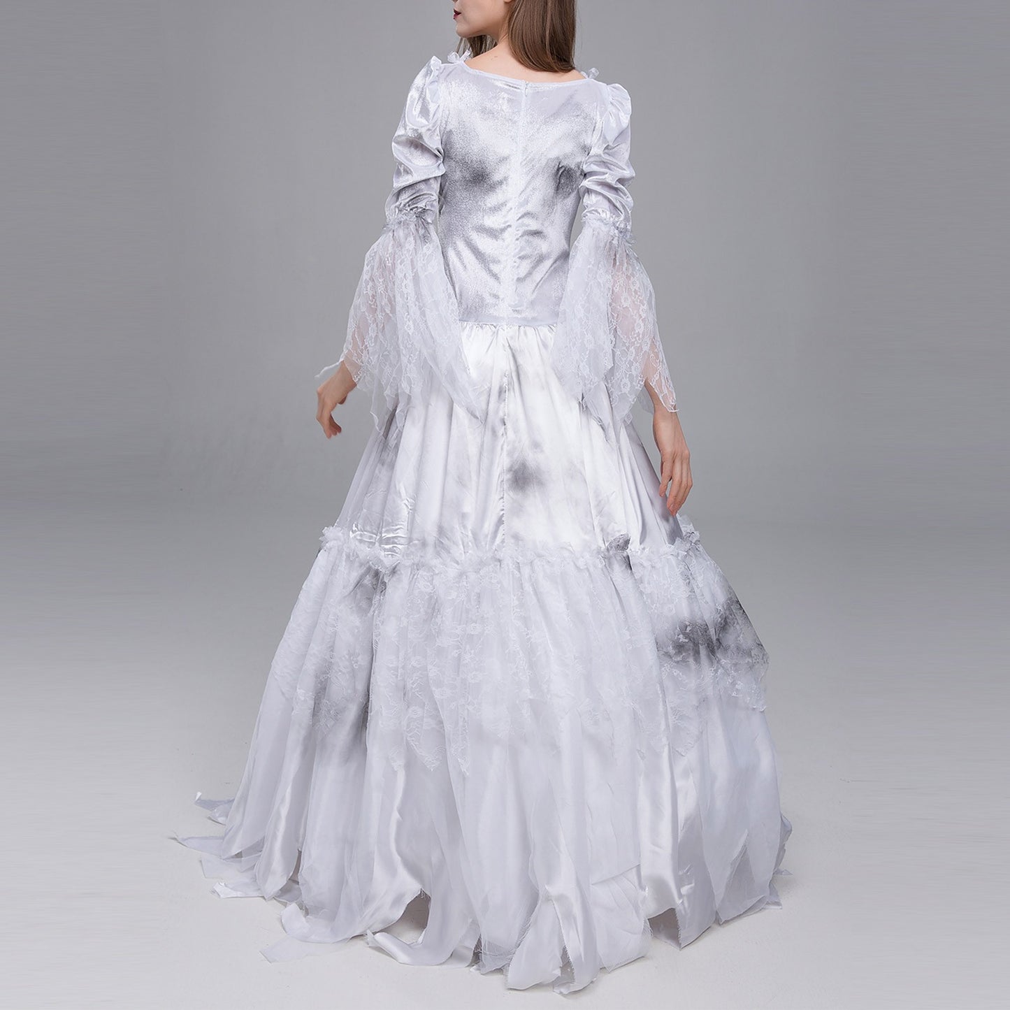 Halloween Wedding Dress Costume Zombie Bride Cosplay Dress Ghost Bride Cosplay image 3