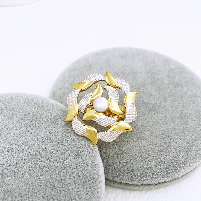 New Dubai Jewelry Set For Women Luxury Design 18K Gold Plated Brazil Trending N image 6