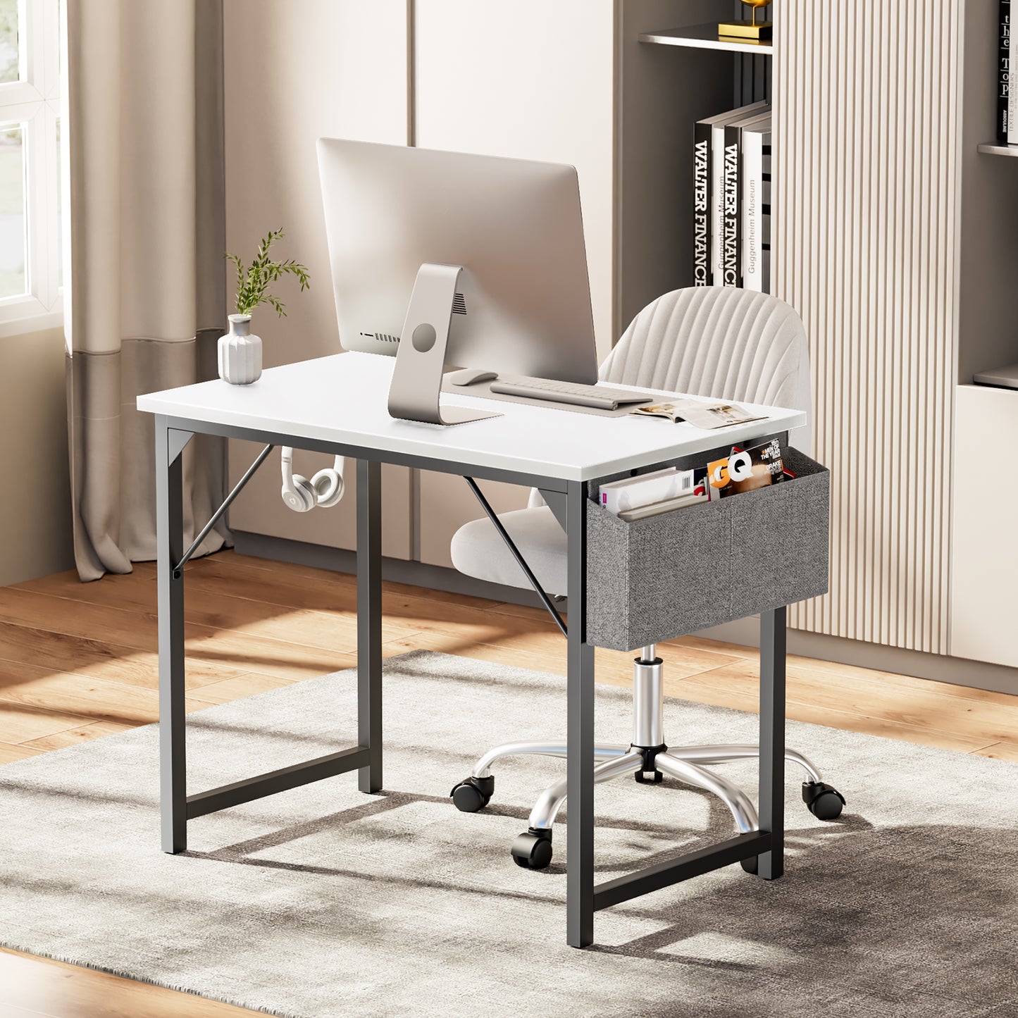 JHK Computer Desk Writing Study Office Gaming Table Modern Simple Style Compact image 15