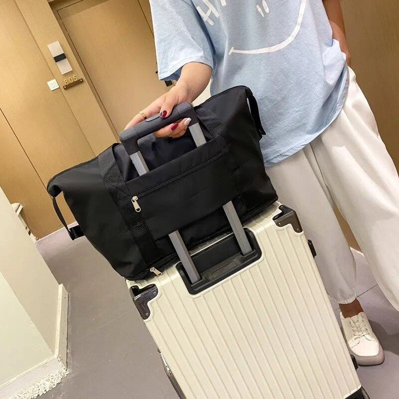 Travel Luggage Bag Dry And Wet Separation Short Distance Carrying Bag Large Cap image 5