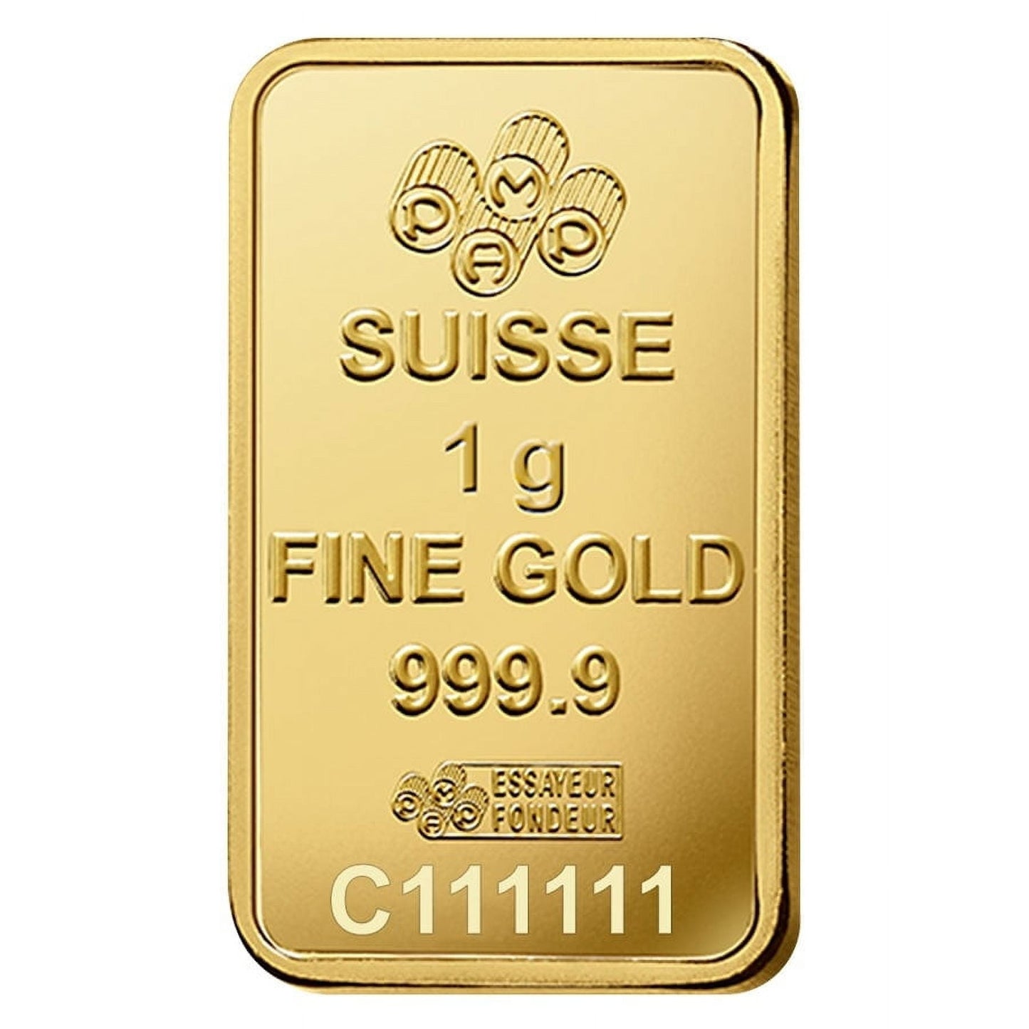 1 gram Gold Bar PAMP Suisse Lady Fortuna Veriscan .9999 Fine (in Assay) image 4