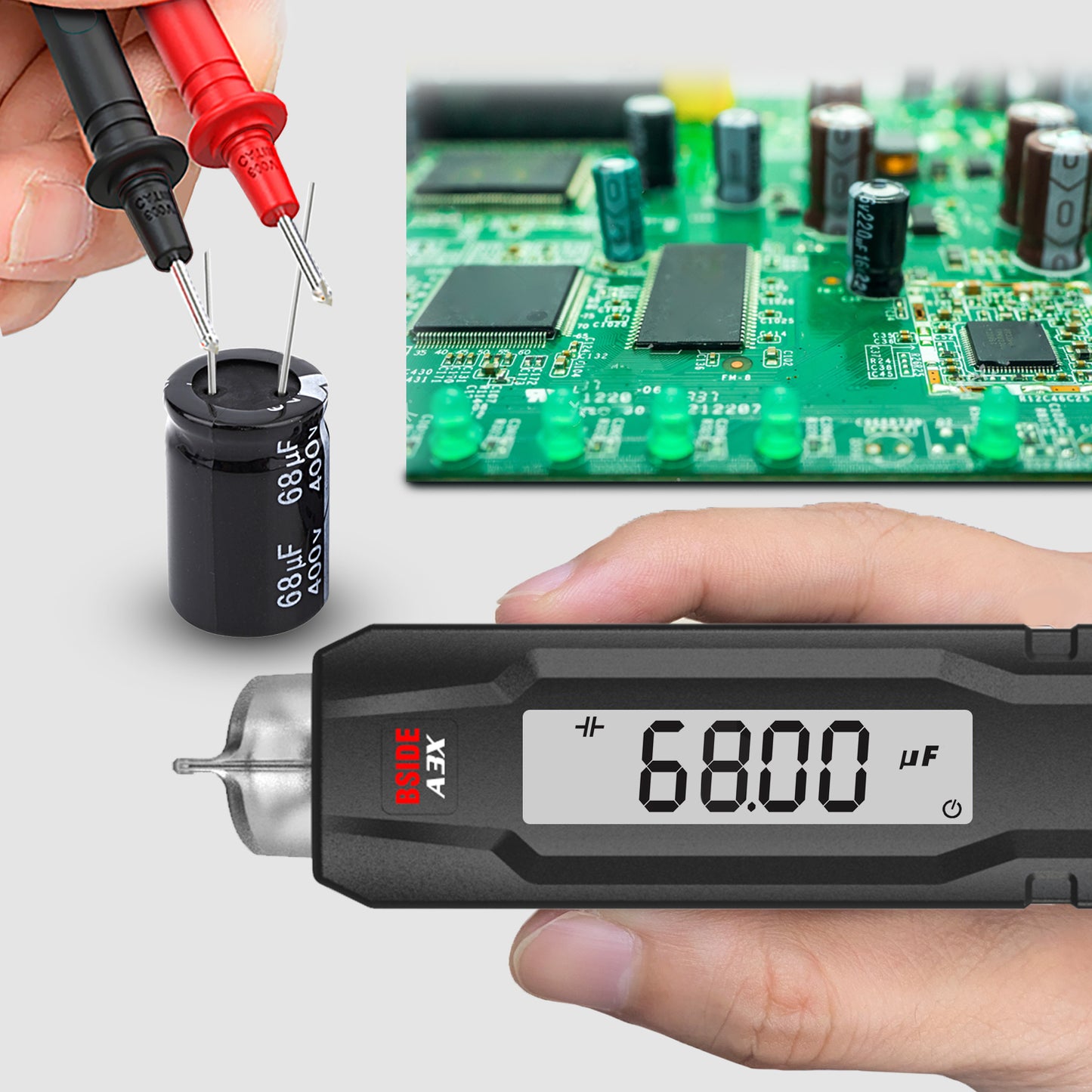 BSIDE Smart Digital Multimeter Pen Type Multitester True RMS Voltmeter DC AC Vo image 6