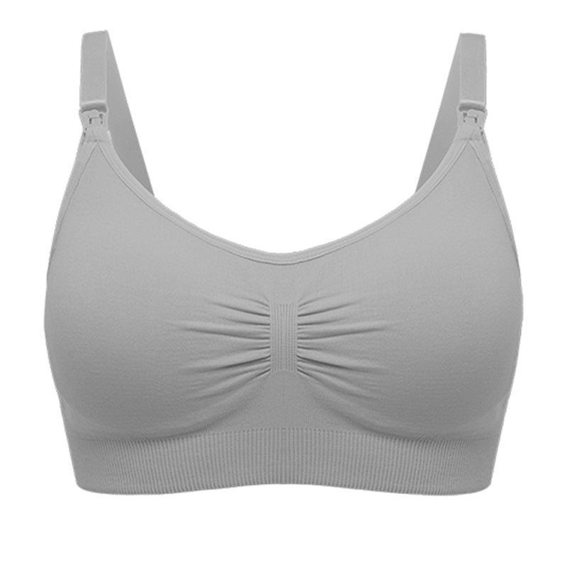 High Quality Plus Size Nursing Bra Breathable Women Breastfeeding Underwear Sea image 7