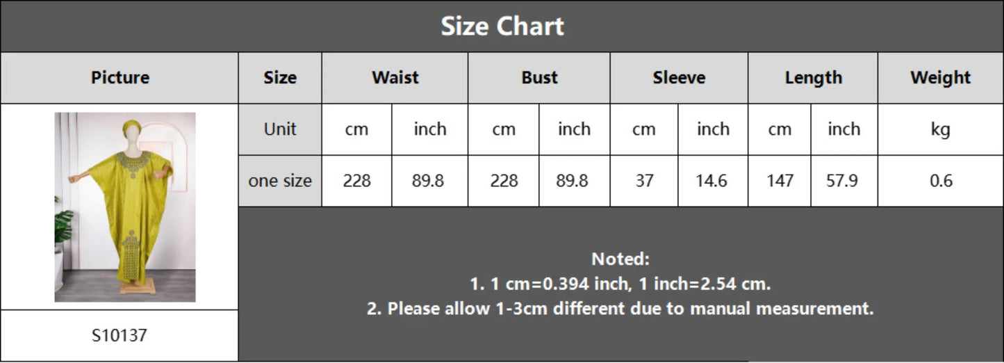 Plus Size African Dresses for Women Dashiki Traditional Embroidery Gown Ankara image 6