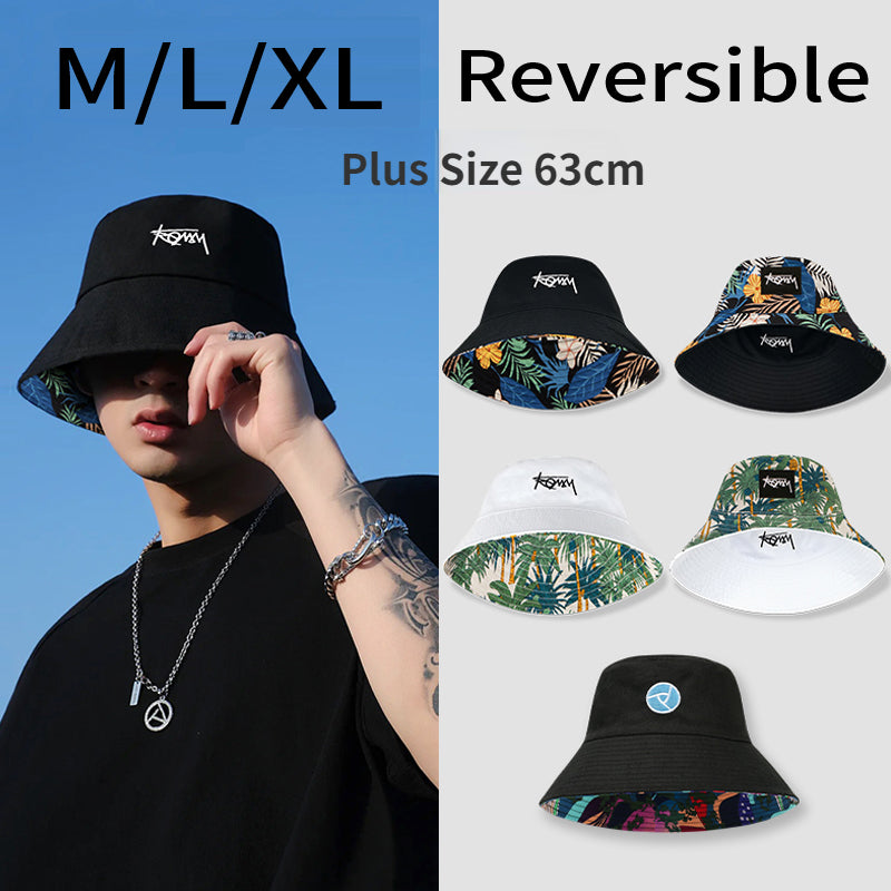 63cm Big Head Letter Bucket Hat for Men Women XL Large Hip Hop Cap Fisherman Ha image 13