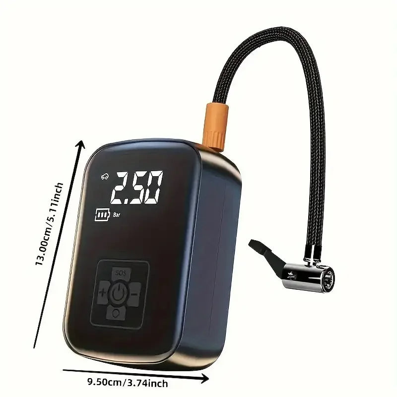 PECHAM Wireless Car Air Compressor Air Pump Electric Tire Inflator Pump for Mot image 3