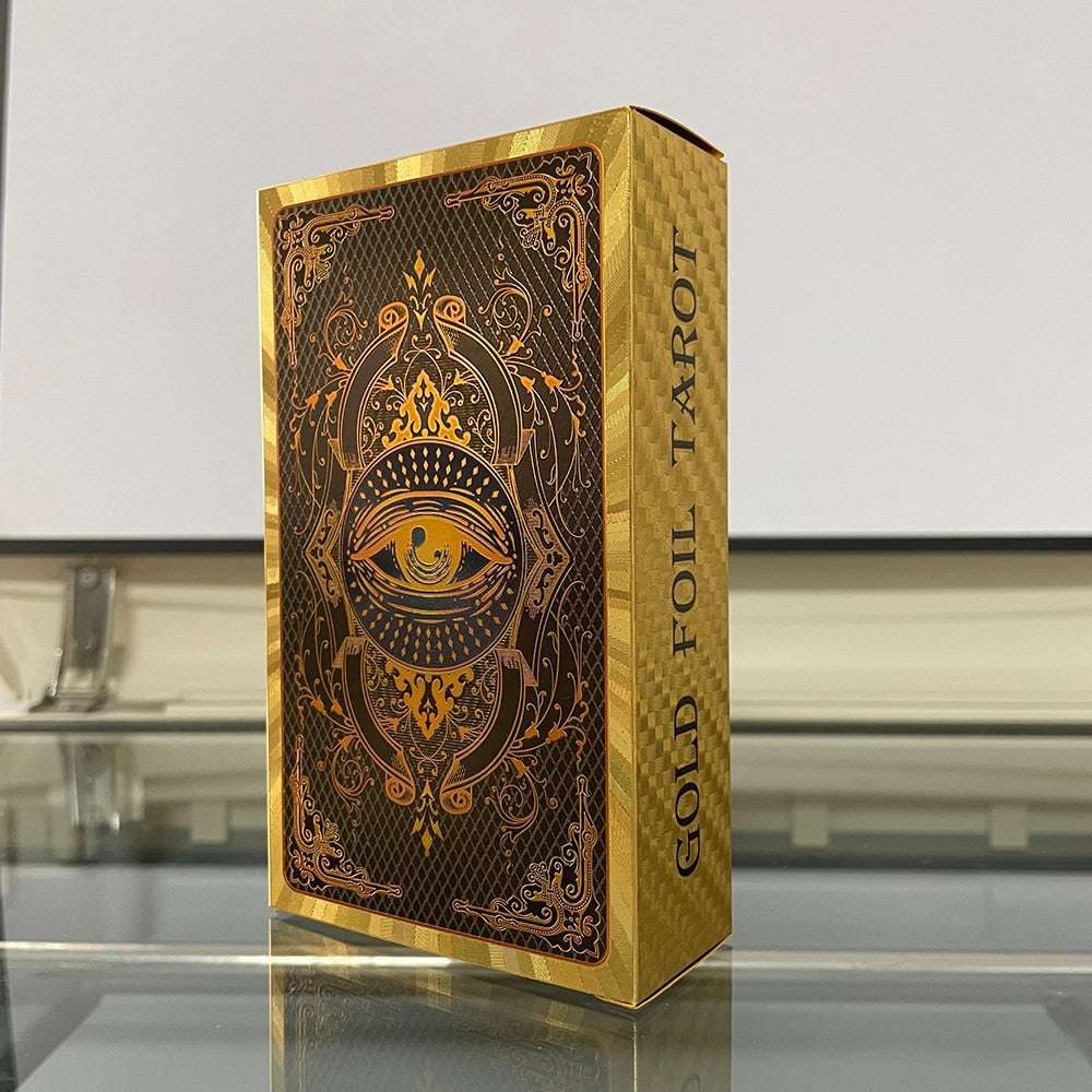 Golden Tarot 12x7cm English Deck Classic for Beginners with Color Paper Guide B image 8