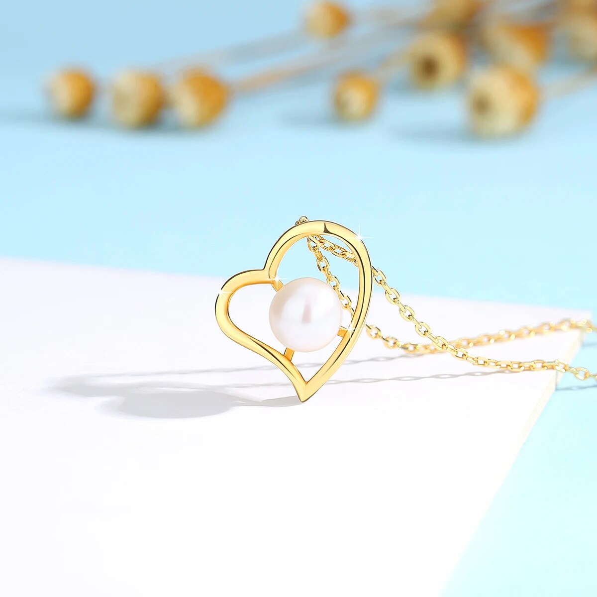Szjinao Freshwater Pearl Necklace 18k Real Gold 100% Women With Certificate AU image 6
