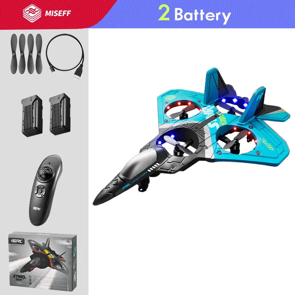 V17 RC Remote Control Airplane Drone 2.4G Gravity Sensing Remote Control Plane image 2