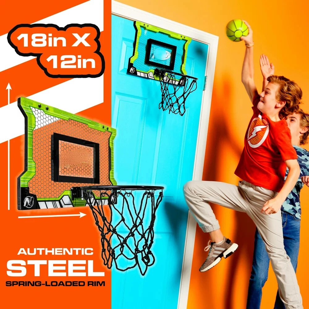 Pro Over the Door Hoop with Ball - 18 in. x 12 in. image 0
