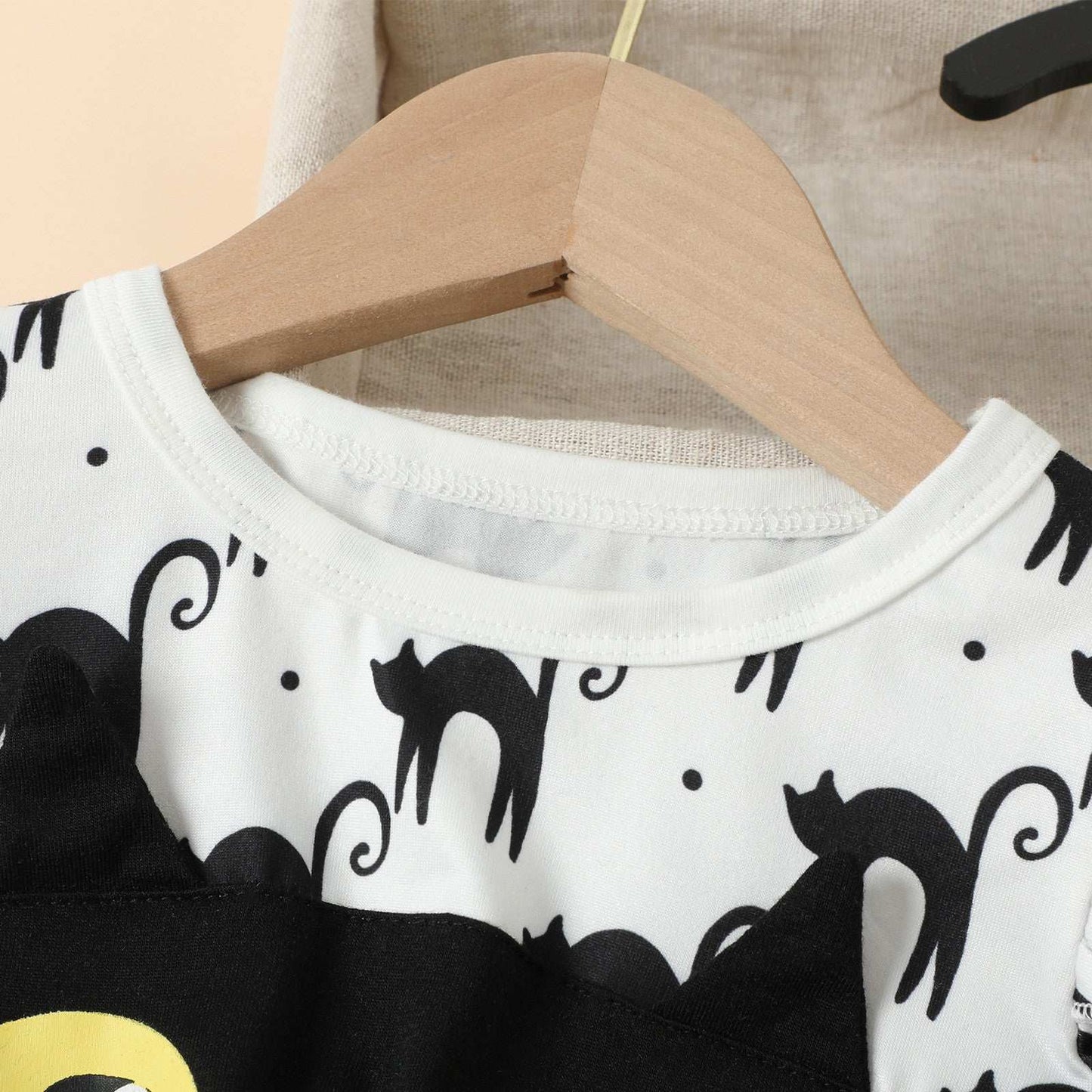Toddler Kids Girls Infant Long Sleeve Cartoon Halloween Prints Mesh Tulle Princ image 5