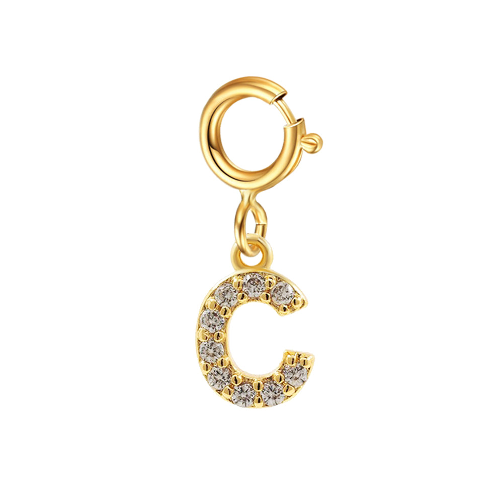 Custom Personalized diy Initial Letter Name Necklace for Women Gold color Penda image 10