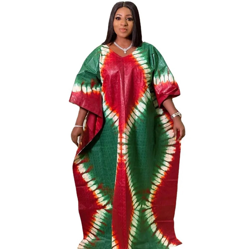 S-5XL African Dresses for Women Spring Summer Africa Party Polyester Printing P image 1