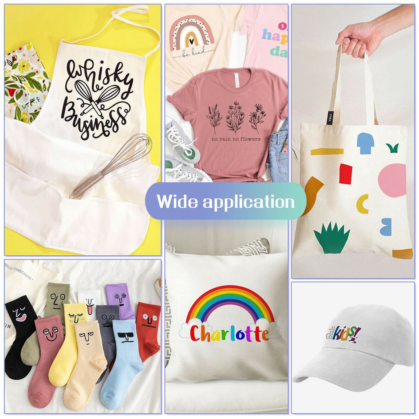 HTVRONT 8/14pcs 12X3ft Multi-Color PU Heat Transfer Vinyl Roll for Cricut T-shi image 4