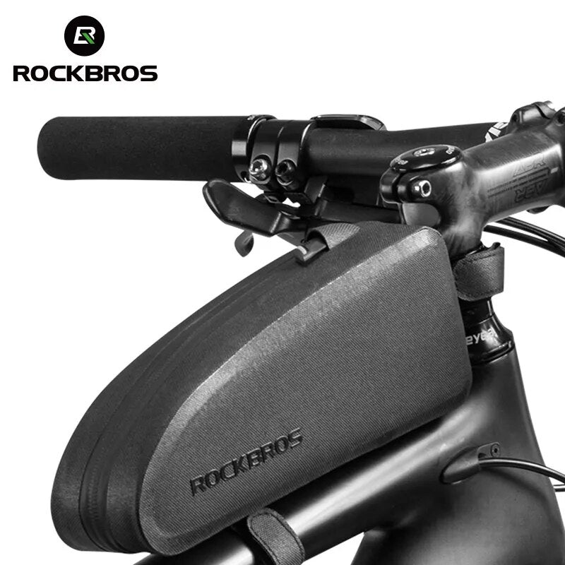ROCKBROS Bicycle Bag Waterproof Cycling Top Front Tube Frame Bag Large Capacity image 2