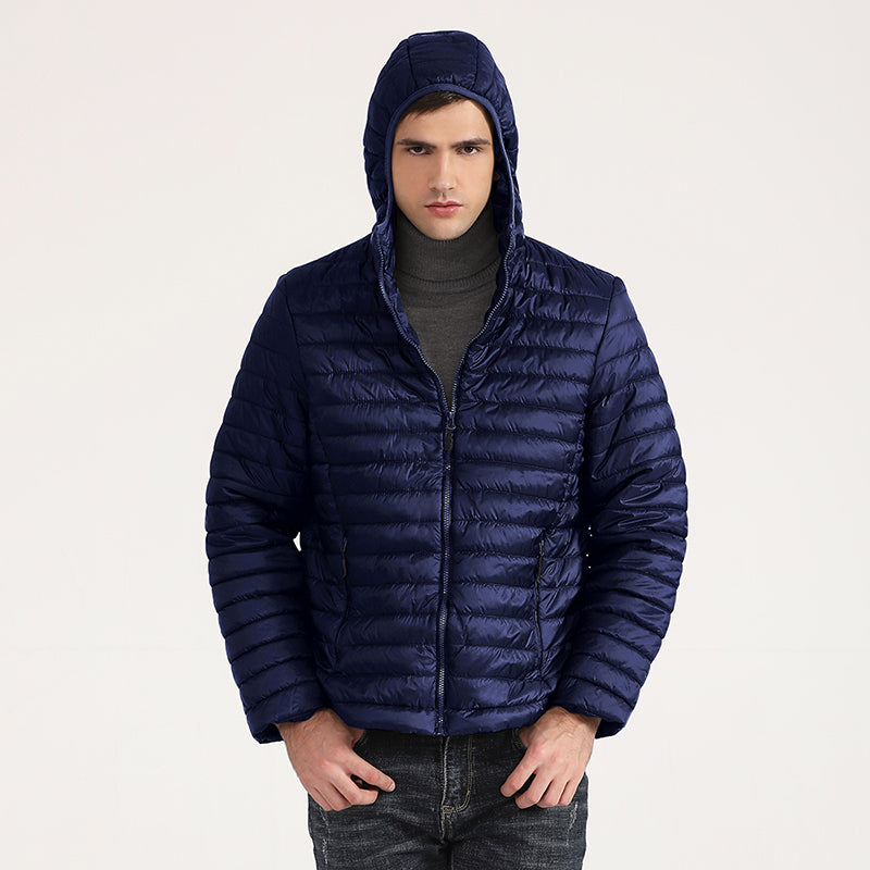 COUTUDI Lightweight Puffer Down Jackets for Men, Warm Parka, Windproof Coat, Ca image 6