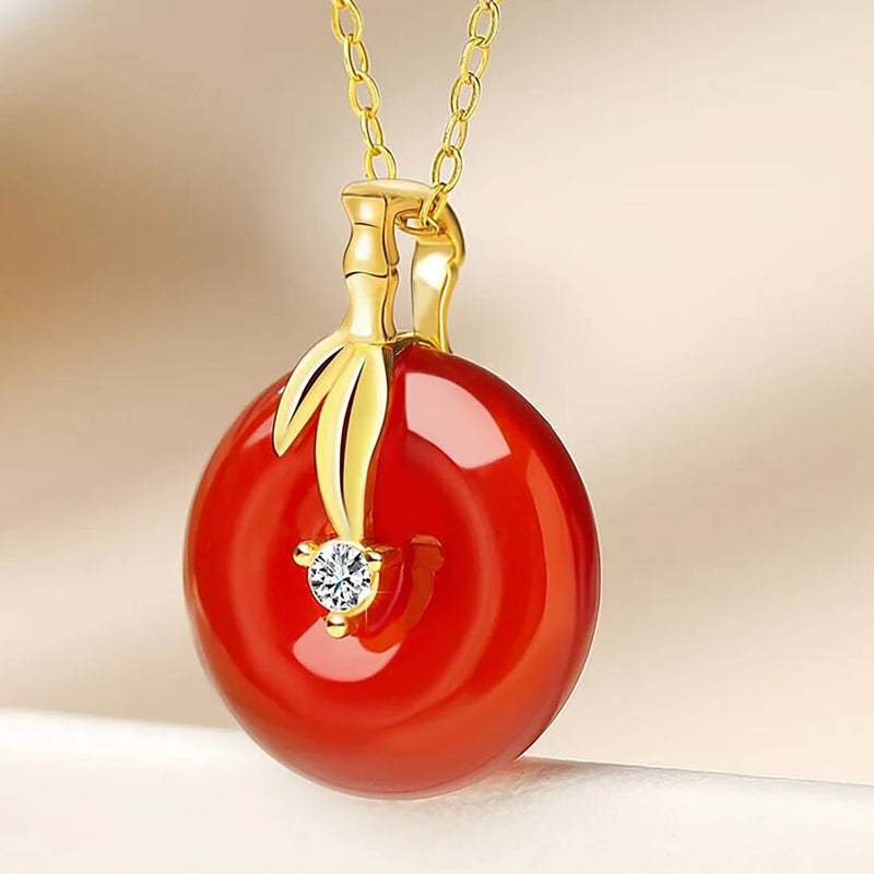 Heart Shape Necklaces for Women 18 K Pure 100 Gold with Certificate Elegant Wom image 3