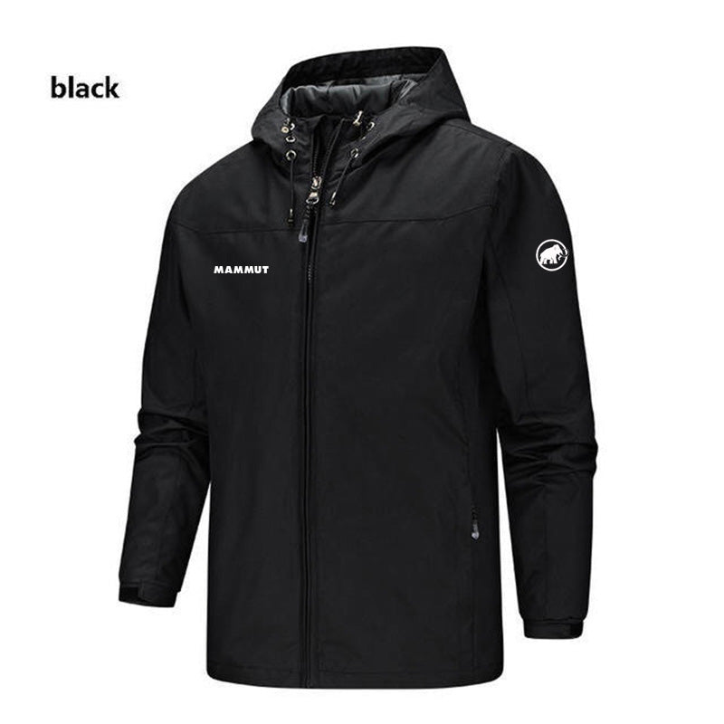 Autumn Winter European Style Printed Logo Men/Women Zipper Jacket Windproof Out image 1