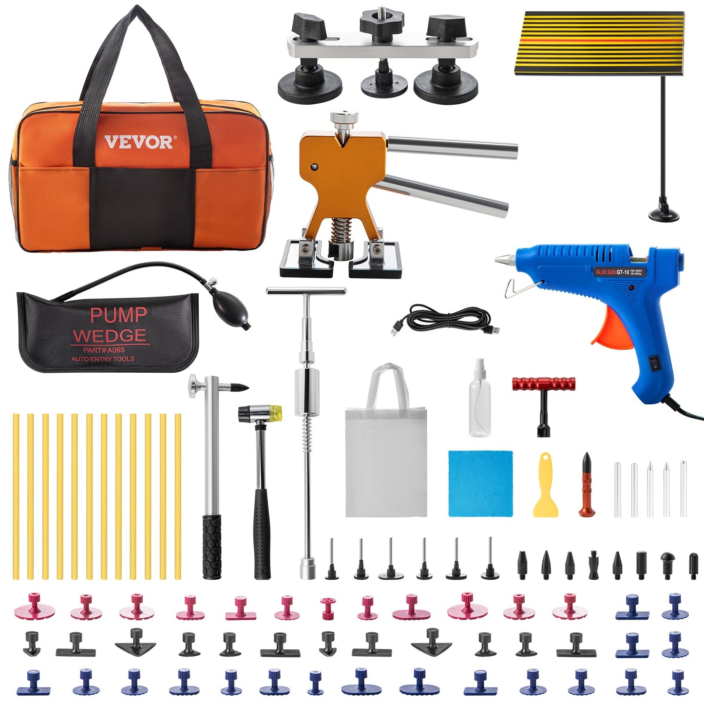 VEVOR Car Paintless Dent Repair Tools 53/60/69/74/89/98 Pcs Automotive Suction image 2