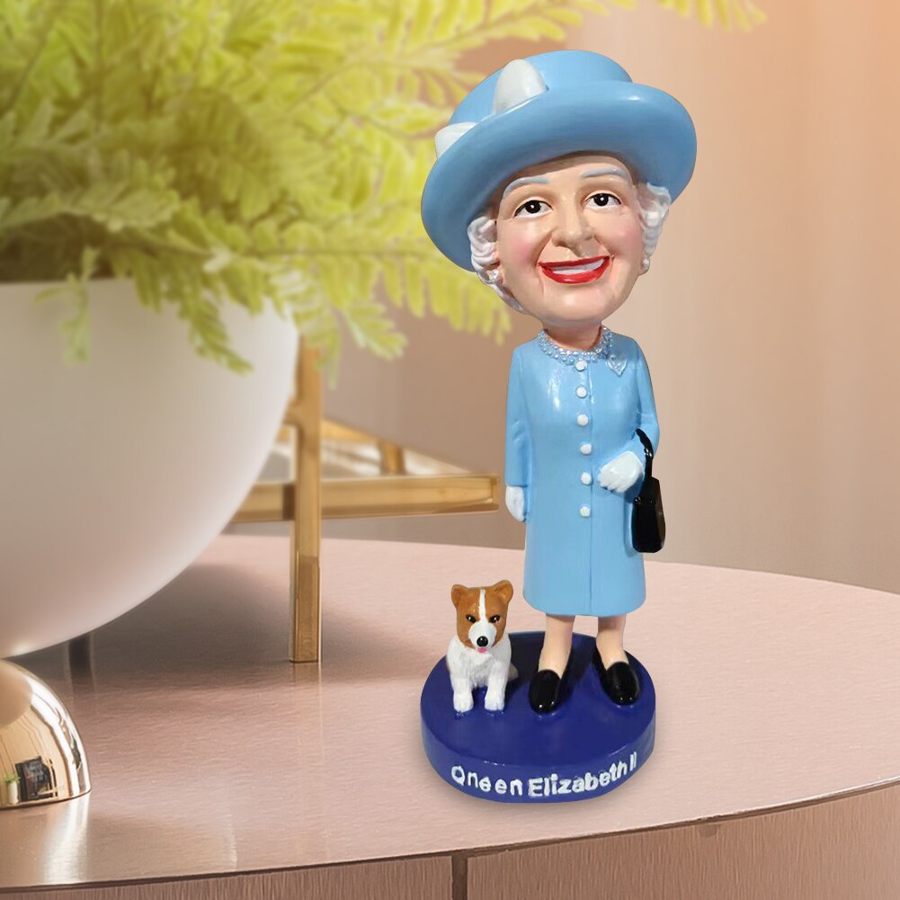 Elizabeth II Table Decorations Resin Waterproof Commemorative Sculpture Wear image 2