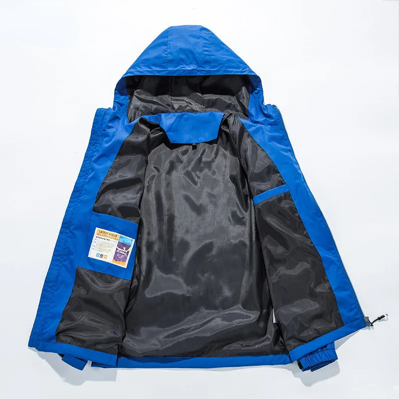 Autumn Winter European Style Printed Logo Men/Women Zipper Jacket Windproof Out image 6