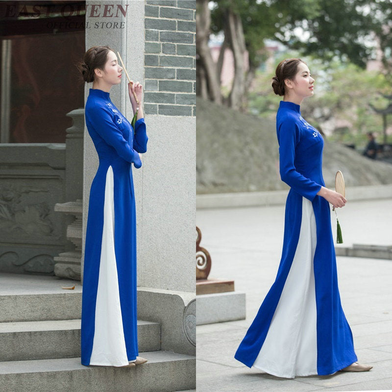 Vietnam Clothing New Arrival 2019 Vietnam Traditional Dress Chinese Oriental Dr image 2