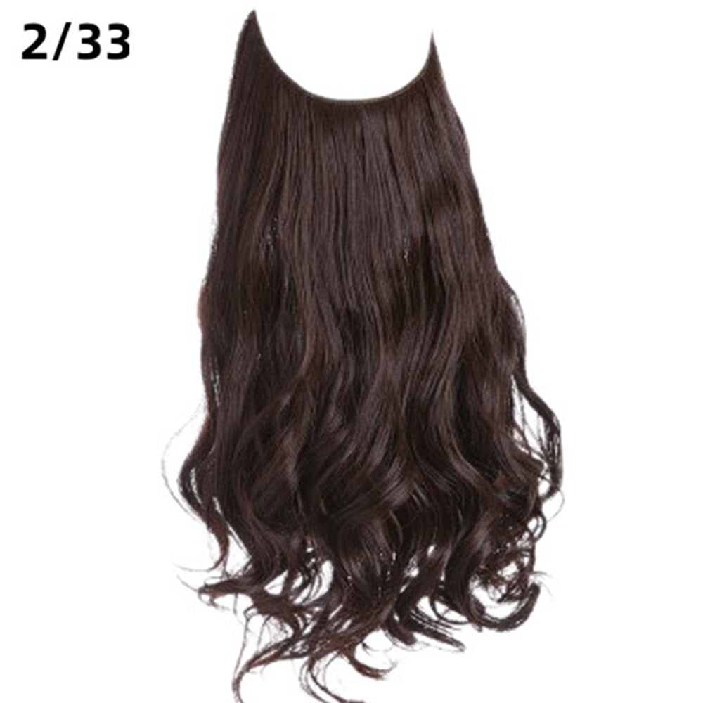 SP Highlights Hair Extensions Stealth Line Gold/Brown Adjustable Transparent He image 6