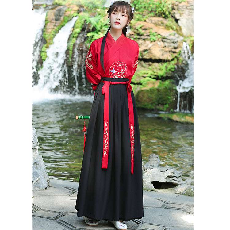 Japanese Vintage Kimono Samurai Cosplay Clothing Woman Man Chiinese Hanfu Crane image 4