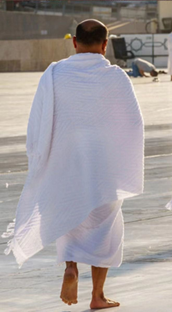 New Muslim Men's Clothing in Stock Mecca Pilgrimage Scarf Hajj Clothing image 7
