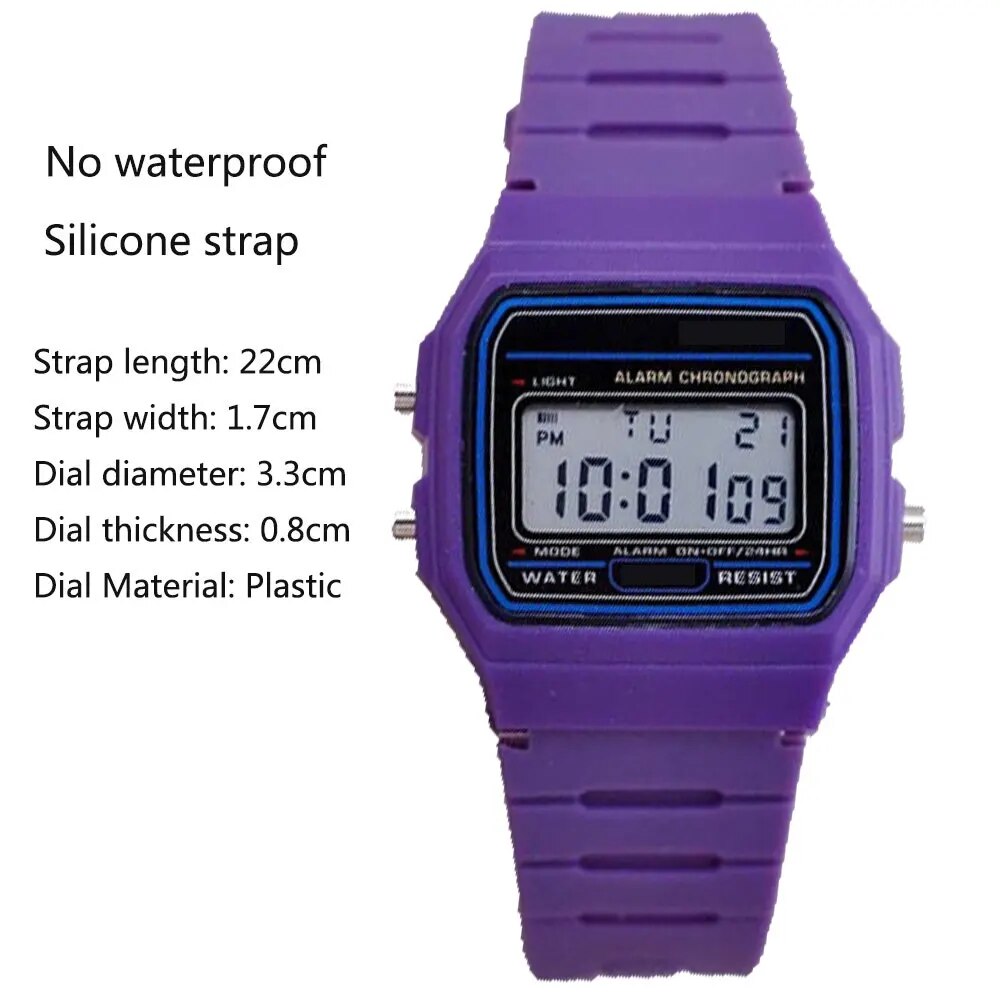 Fashion Men Women Watches Gold Casual Transparent Digital Sport Watch Lover's G image 9