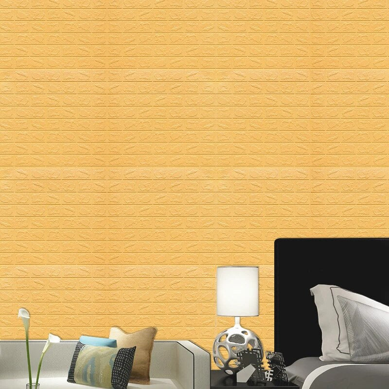 10pcs 3D Wall Sticker Imitation Brick Bedroom Christmas Home Decoration Waterpr image 2
