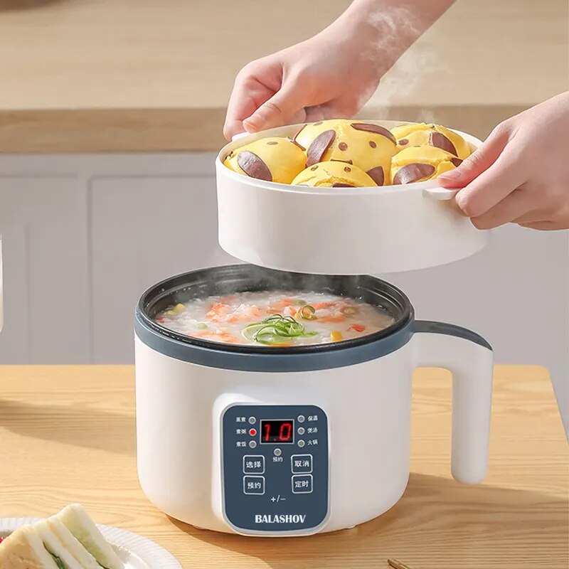 220V Electric Rice Cooker Single Double Layer Multi Cooker Non-Stick Hotpot Pan image 7