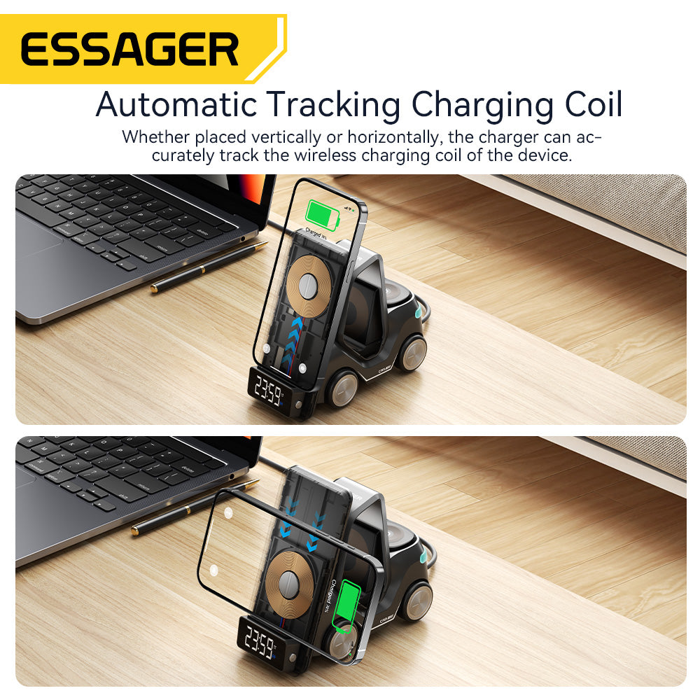 Essager Universal Wireless Charger for IPhone 12 13 14 15 Series Apple Watch Ai image 9