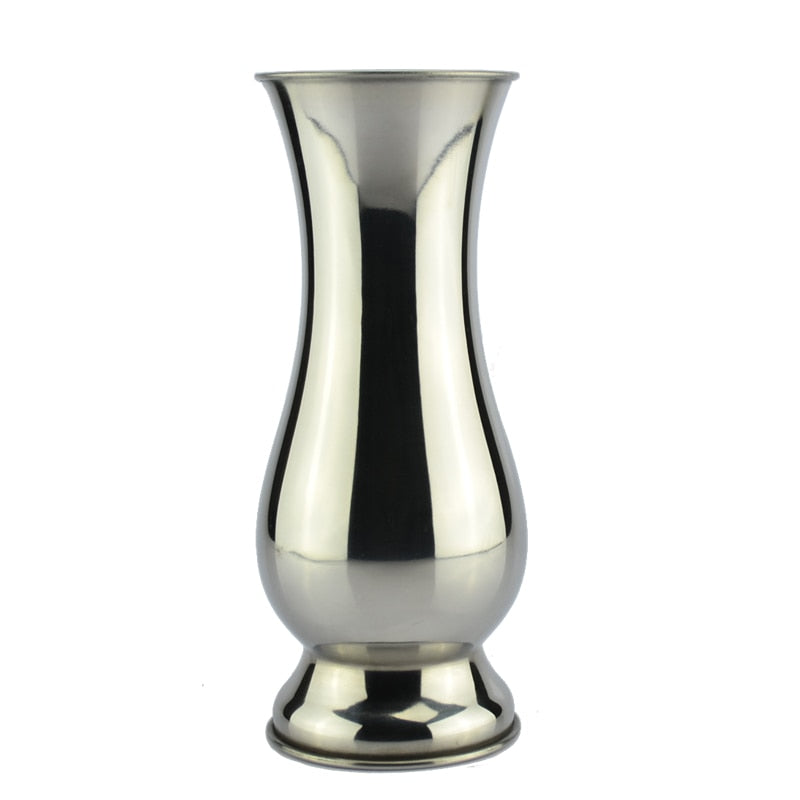 Chinese Style Stainless Steel Tabletop Vases Modern Minimalist Fashion Ornament image 3