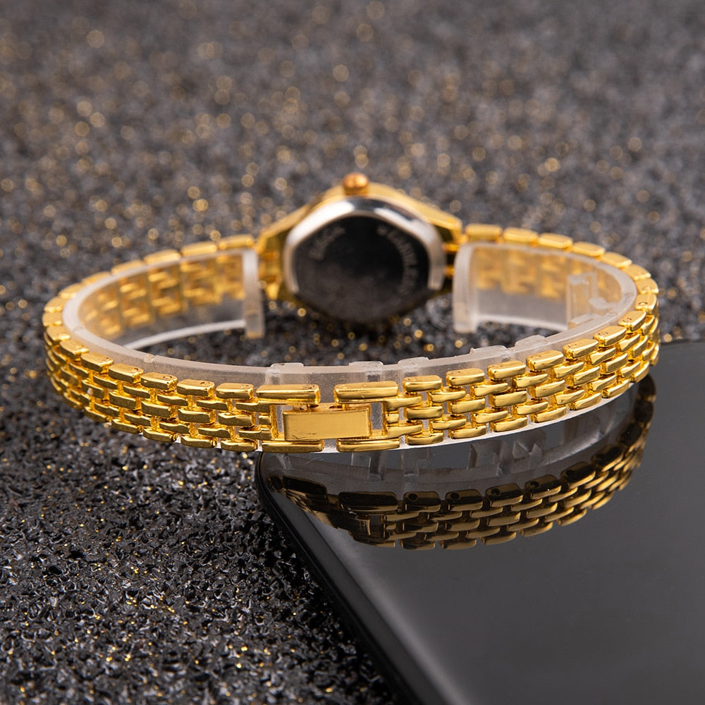 Simple Elegant Small Women's Watches Luxury Brand Gold Wrist Watches for Women image 8