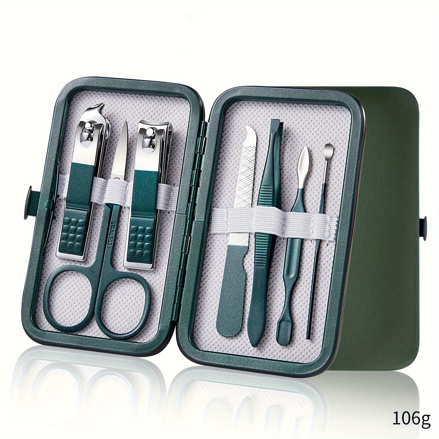 Professional 7-18 Piece Nail Care Kit Stainless Steel Manicure & Pedicure Set w image 3