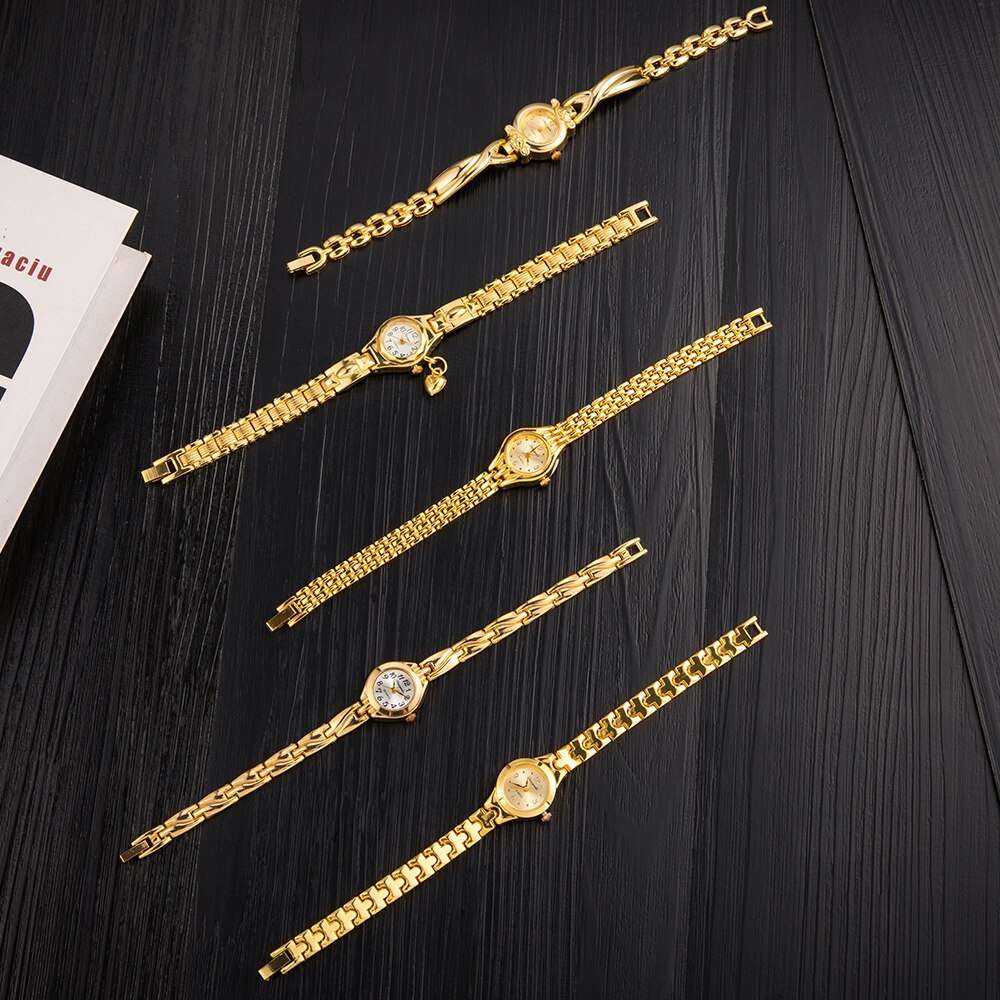 Simple Elegant Small Women's Watches Luxury Brand Gold Wrist Watches for Women image 9