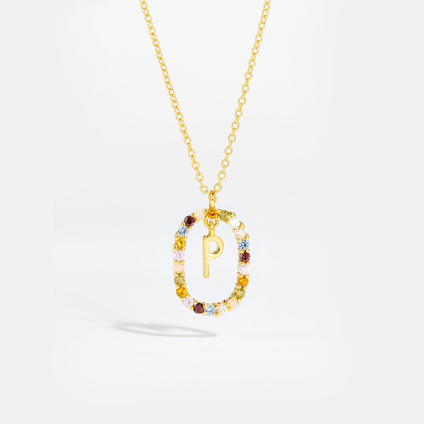 ANDYWEN 925 Sterling Silver Gold Letters A - Z Initial M S C K Alphabet Penden image 9