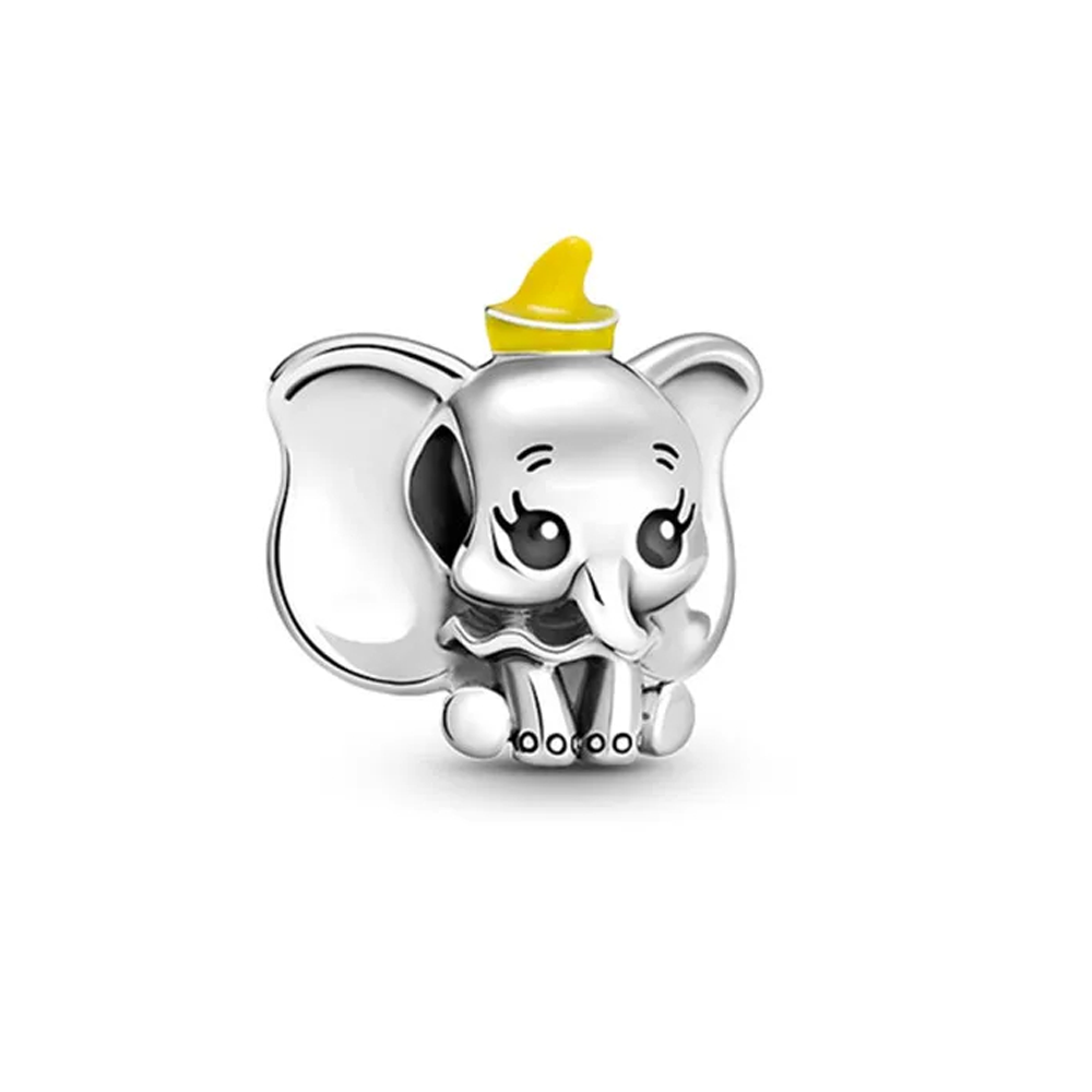 925 Silver Disney 100th Princess Pumpkin Cart Mickey Minnie Dumbo Charm Stitch image 10