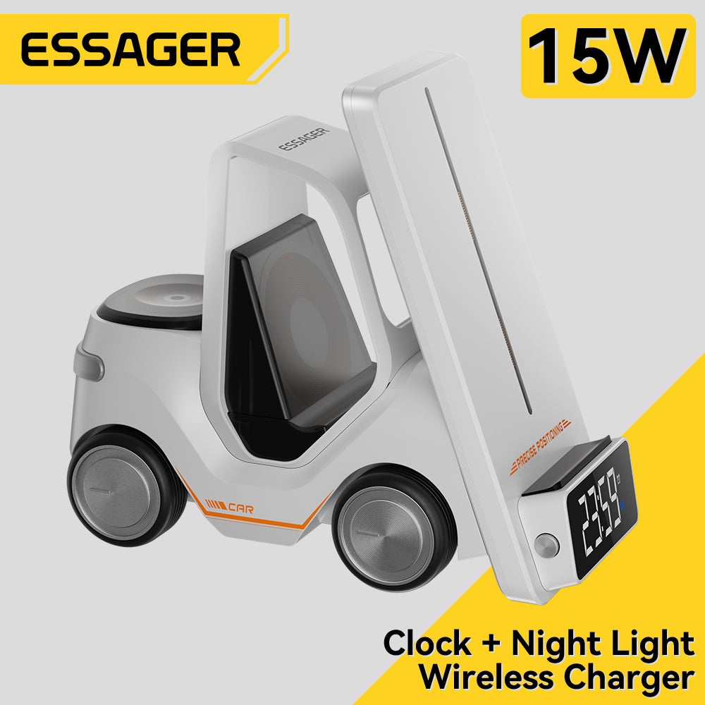 Essager Universal Wireless Charger for IPhone 12 13 14 15 Series Apple Watch Ai image 1