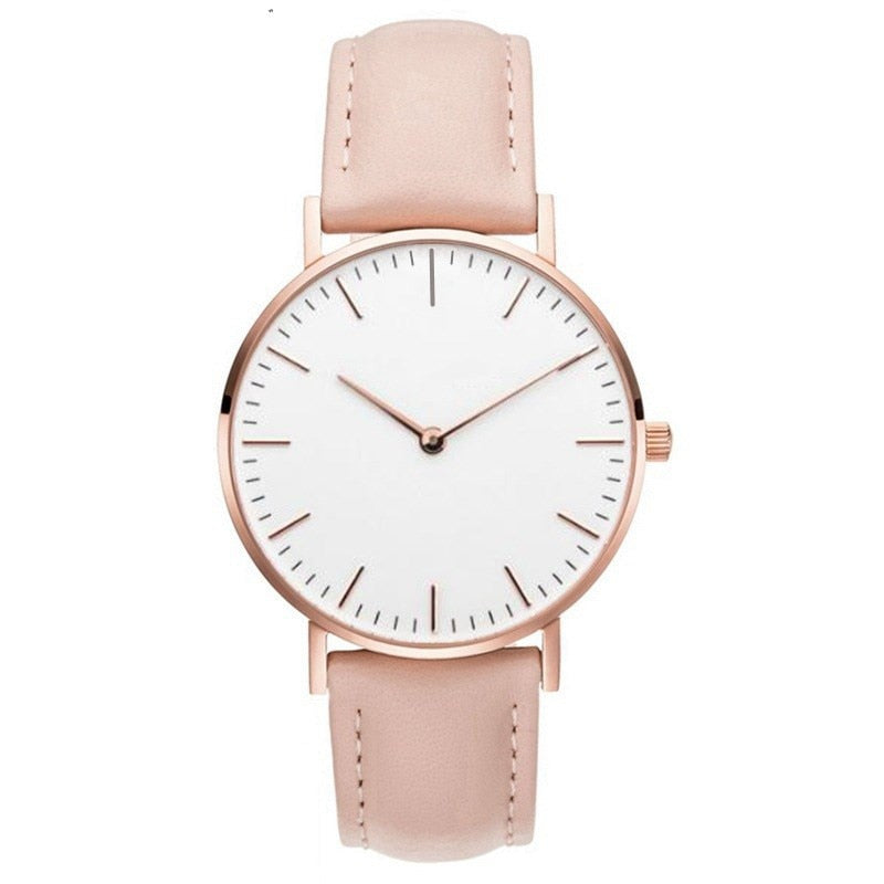 Luxury Rose Gold Watch Women Bracelet Watches Top Brand Ladies Casual Quartz Wa image 2