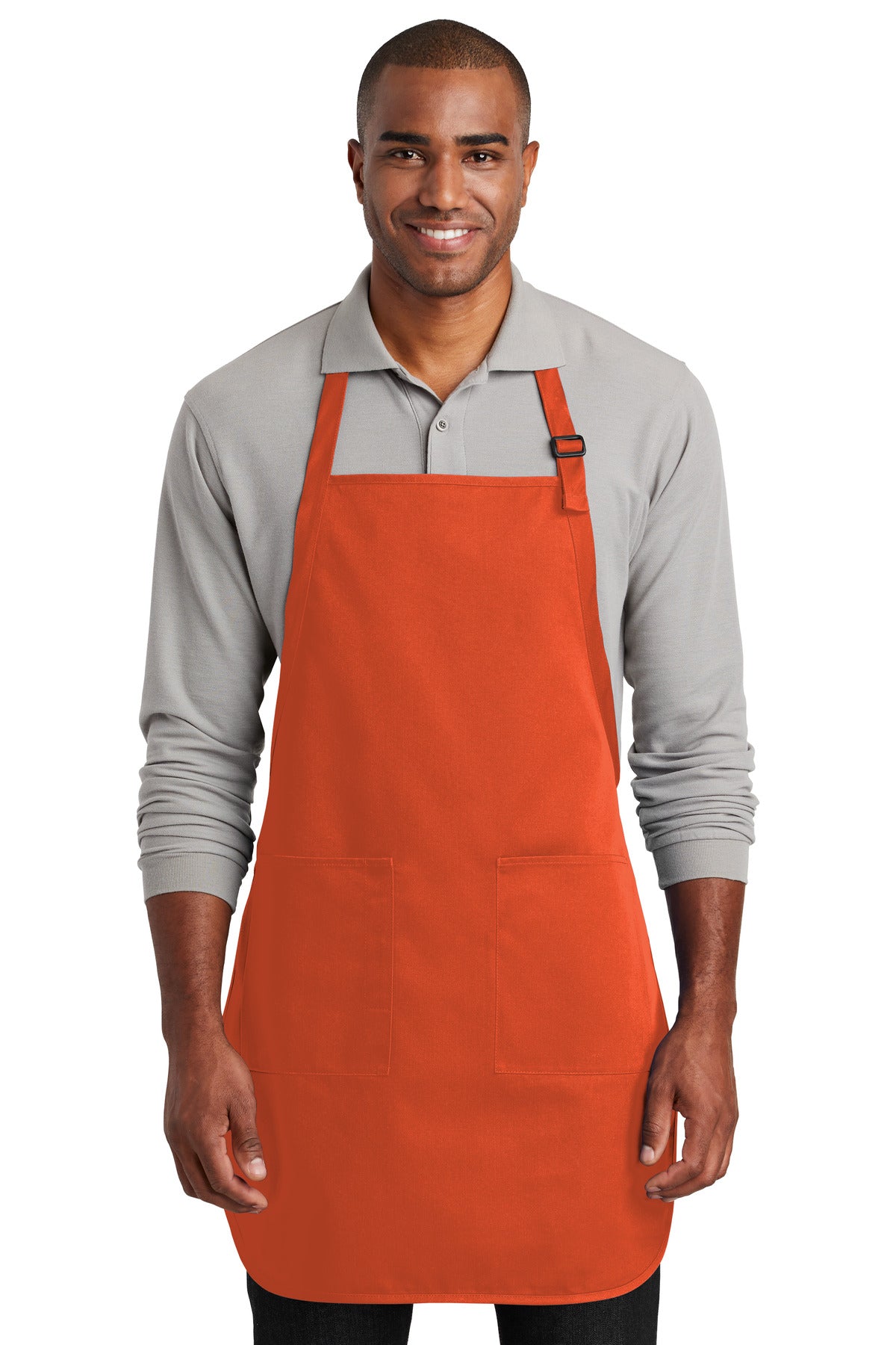 مريلة بورت أوثوريتي® كاملة الطول بجيبين. A600