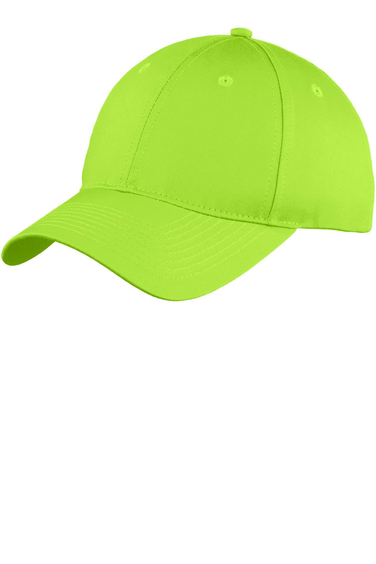 Port & Coâ„¢ Six-Panel Unstructured Twill Cap. C914